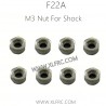 XLF F22A 1/10 RC Truck Parts M3 Nut For Shock