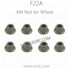 XLF F22A 1/10 RC Truck Parts M4 Nut for Wheel
