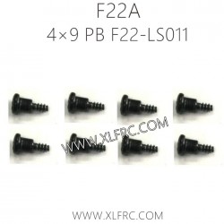 XLF F22A 1/10 RC Truck Parts Step Screw 4×9 PB F22-LS011