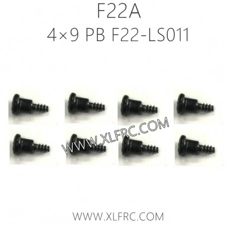 XLF F22A 1/10 RC Truck Parts Step Screw 4×9 PB F22-LS011 XLF F22A 1/10 RC Truck Parts Step Screw 4×9 PB F22-LS011