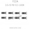 XLF F22A 1/10 RC Truck Parts Screw 3.0×10 PB F22-LS008