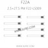 XLF F22A 1/10 RC Truck Parts Screw 2.5×27.5 PM F22-LS009