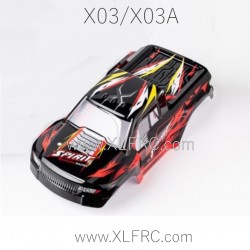 XLF X03 RC Car Parts Car Body Shell