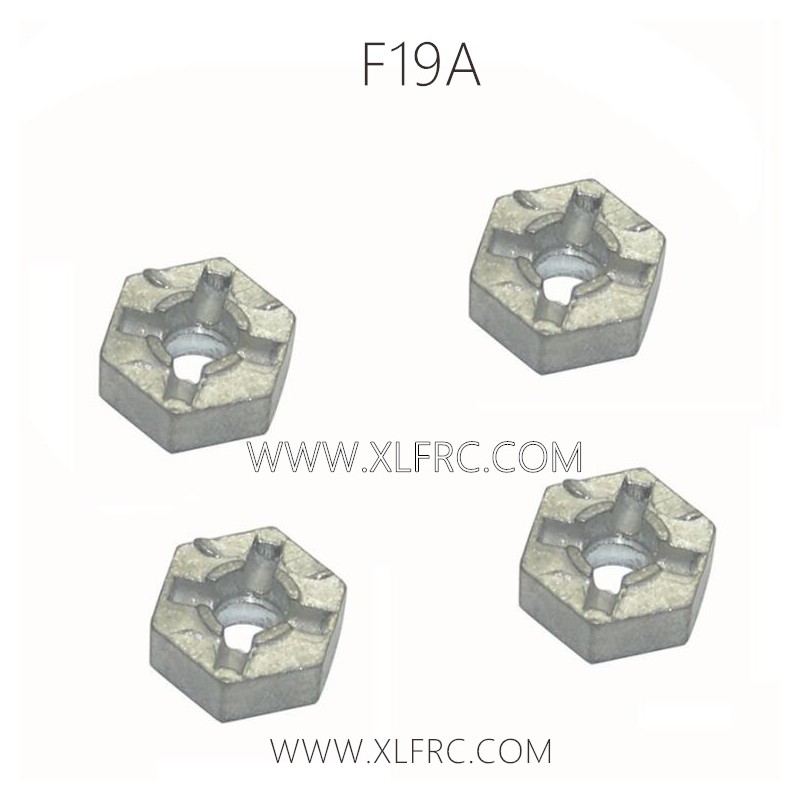 XLF F19A 1/10 RC Car Parts Hexagon Set Metal