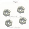 XLF F19A 1/10 RC Car Parts Hexagon Set Metal
