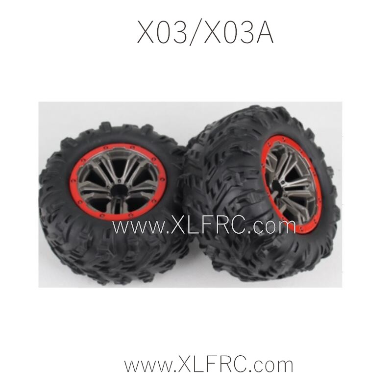 XLF X03 X03A RC Car Parts Wheel Assembly