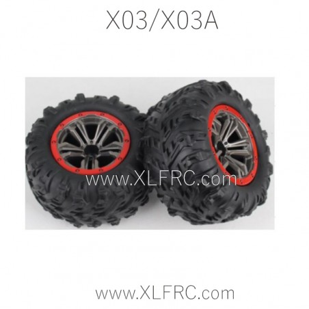 XLF X03 X03A RC Car Parts Wheel Assembly XLF X03 X03A RC Car Parts Wheel Assembly