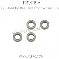 XLF F19A F19 Parts 168 Bearing for Front and Rear Wheel Cups, XLF 1/10 RC Car Parts