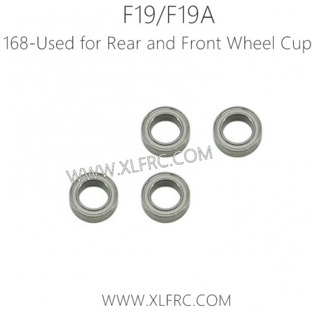 XLF F19A F19 Parts 168 Bearing for Front and Rear Wheel Cups, XLF 1/10 RC Car Parts XLF F19A F19 Parts 168 Bearing for Front and Rear Wheel Cups, XLF 1/10 RC Car Parts