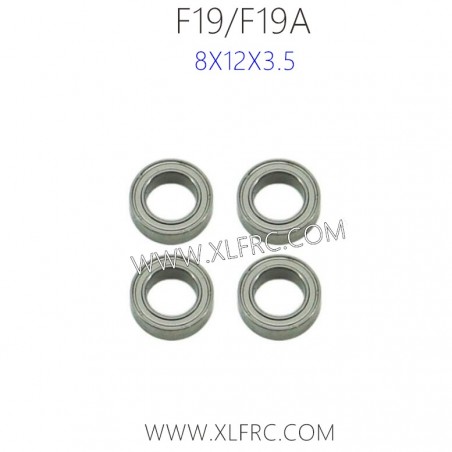 XLF F19A F19 Parts Bearing kit 8X12X3.5, XLF 1/10 RC Car Parts XLF F19A F19 Parts Bearing kit 8X12X3.5, XLF 1/10 RC Car Parts