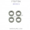 XLF F19A F19 Parts Bearing kit 8X12X3.5, XLF 1/10 RC Car Parts