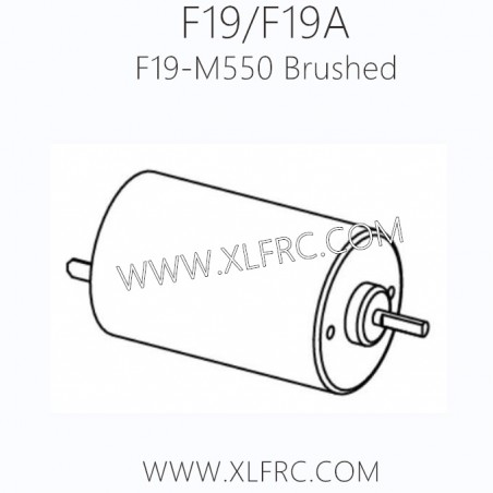 XLF F19A F19 1/10 RC Car Parts M550 Brushed Motor XLF F19A F19 1/10 RC Car Parts M550 Brushed Motor
