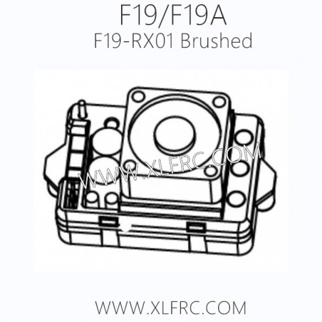XLF F19A F19 1/10 RC Car Parts F19-RX01 550 ESC Brushed XLF F19A F19 1/10 RC Car Parts F19-RX01 550 ESC Brushed