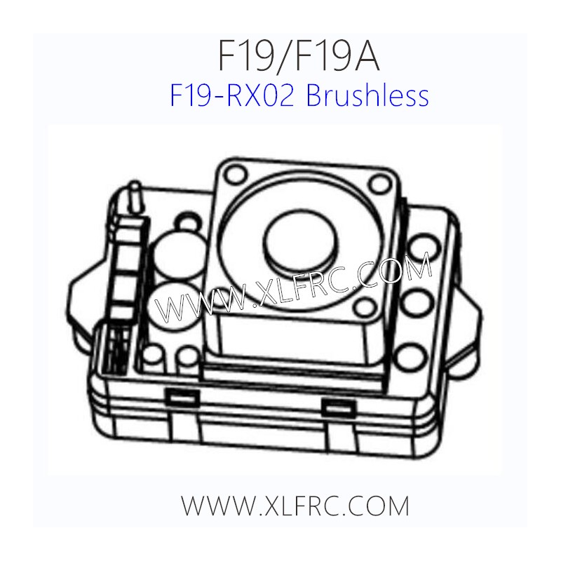 XLF F19A F19 1/10 RC Car Parts F19-RX02 45A Brushless ESC