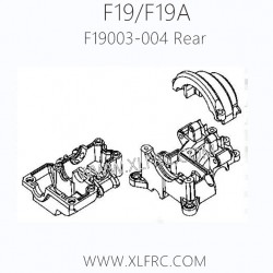 XLF F19A F19 1/10 RC Car Parts F19003-004-005 Rear Bearbox Cover