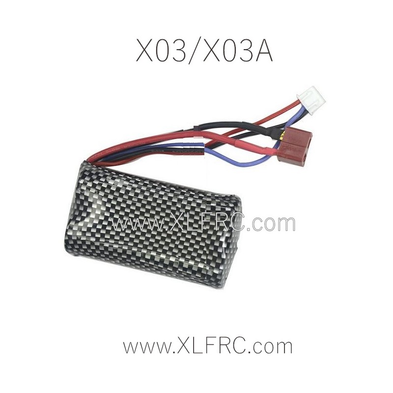 XLF X03 X03A RC Car Parts 7.4V 1500mah Battery