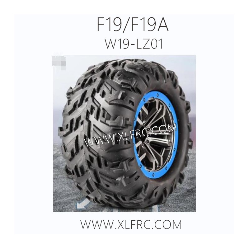 XLF F19A F19 1/10 RC Car Parts W19-LZ01 Wheels