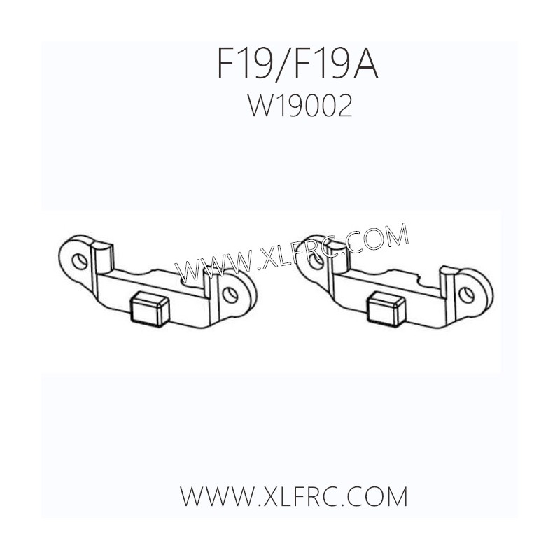 XLF F19A F19 1/10 RC Car Parts W19002 Upper Swing Arm Fixing Seat